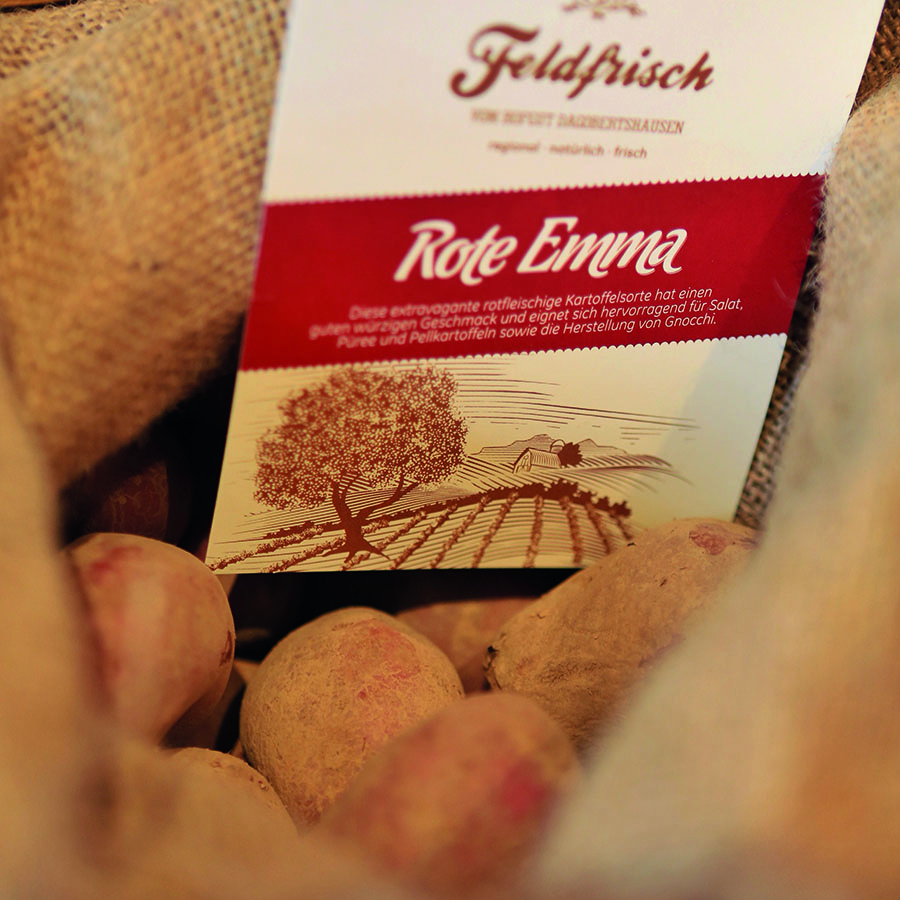 Kartoffel Rote Emma, Hofgut Dagobertshausen 